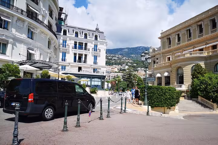 Private Marseille Airport transfer minivan in city center, direct ride to La Grande Motte, Grau du Roi, Aigues-Mortes