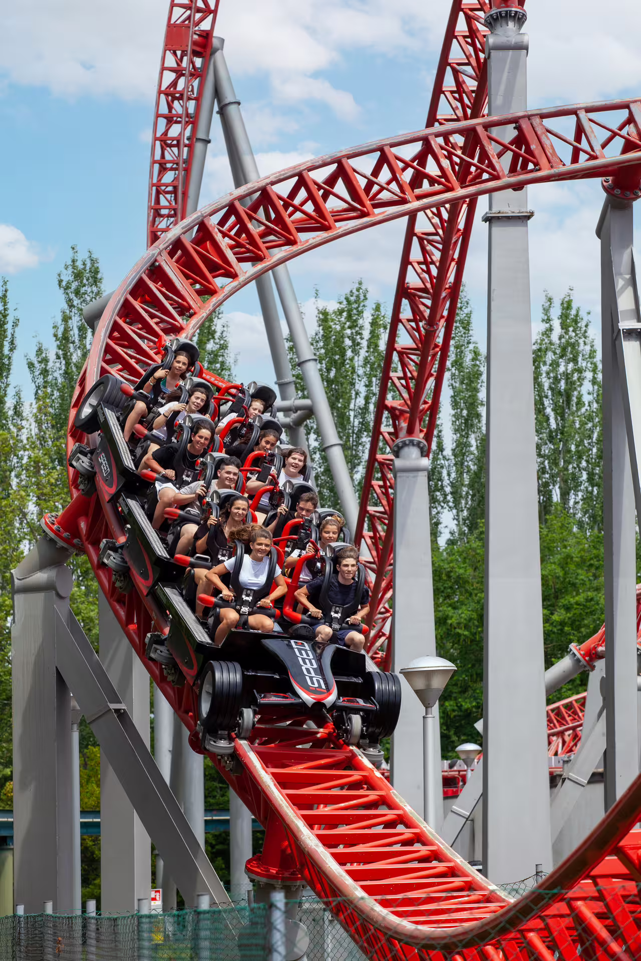 Mirabilandia park entry ticket with thrilling red roller coaster ride, plus Maranello Museum visit in Italy