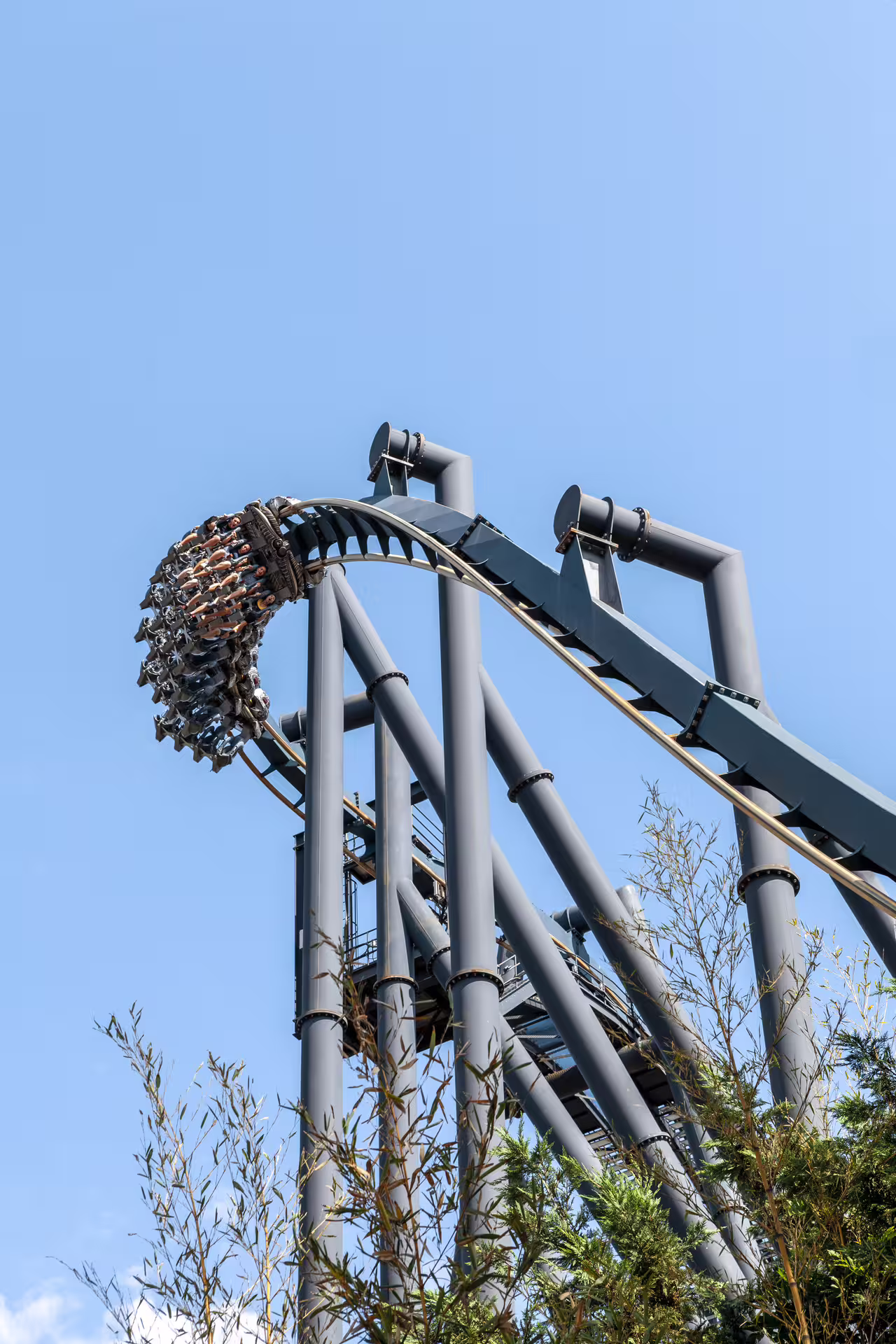 Thrilling roller coaster at Mirabilandia theme park, part of entry ticket and Maranello Museum visit tour