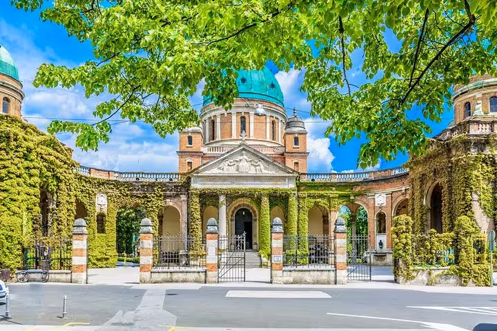Mirogoj Cemetery arcades and domes in Zagreb, iconic landmark featured on Zagreb BIG Tour sightseeing