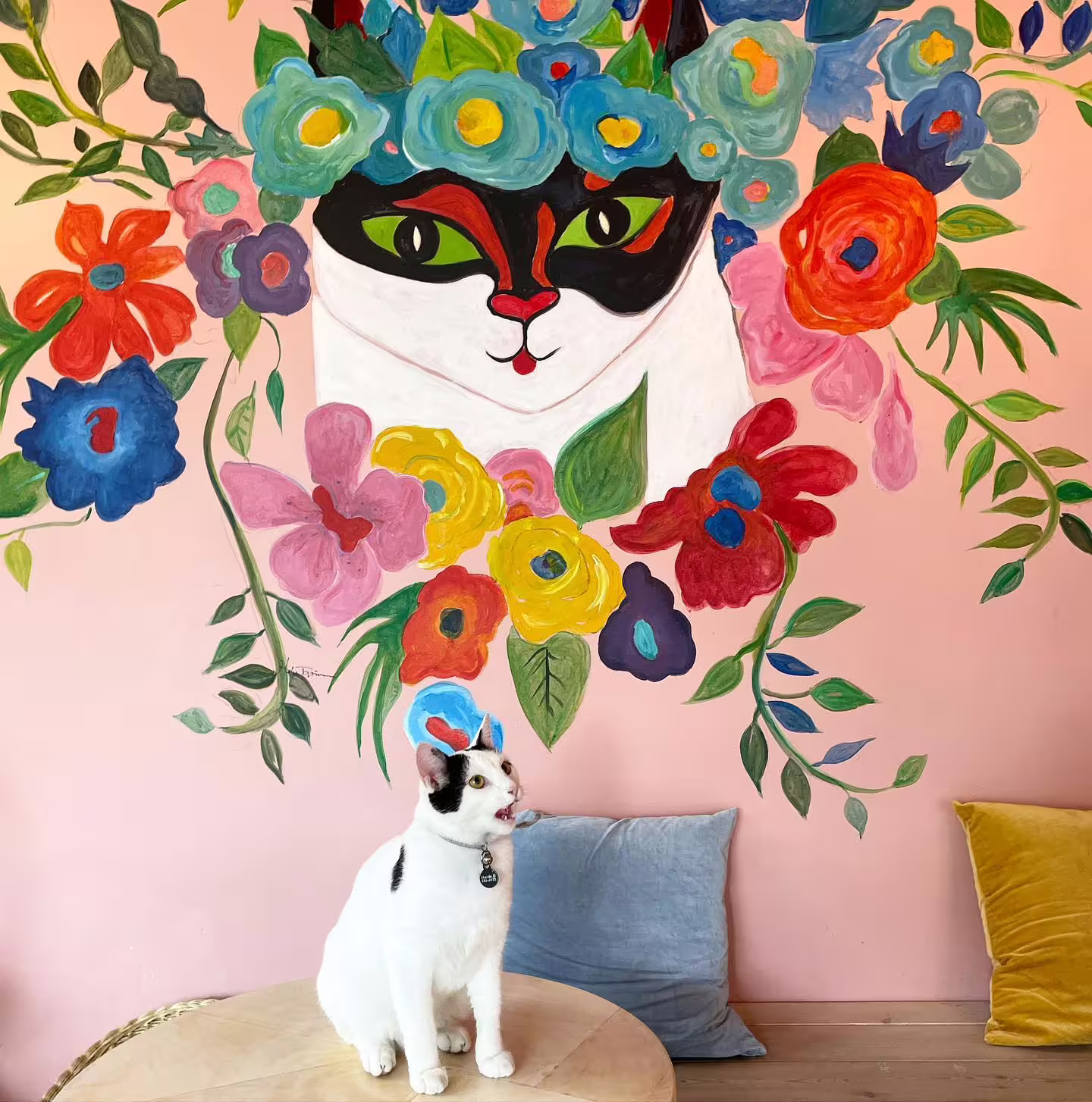 Mjá at the Cat Coffee House