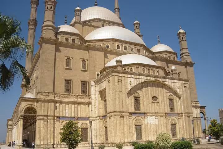 Exterior of Mohamed Ali Mosque at Cairo Citadel, iconic Islamic Cairo landmark on Islamic and Coptic Cairo day tour