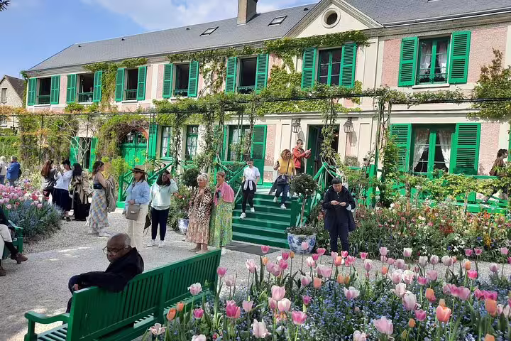 Claude Monet’s house in Giverny with colorful gardens, seen on a private trip from Paris with skip-the-line entry