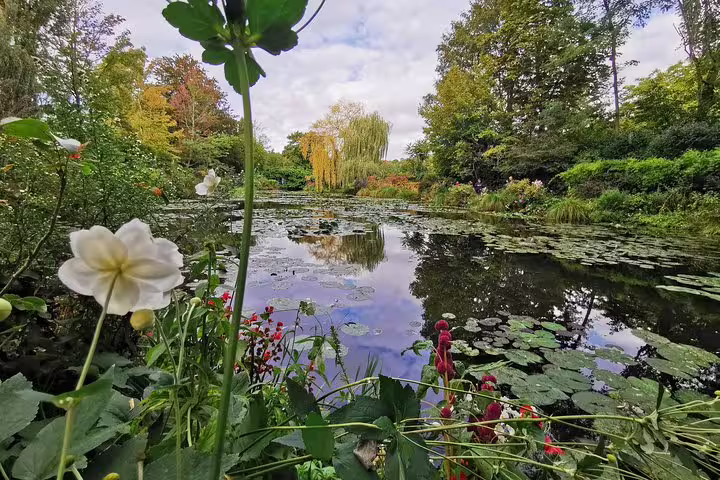 Monet’s water lily pond and Japanese garden in Giverny, scenic stop on a private Giverny and Auvers tour