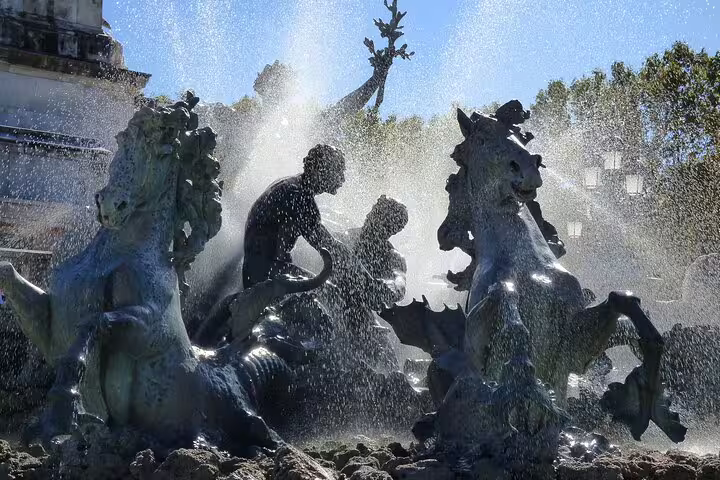 Monument aux Girondins fountain statues in Bordeaux, a highlight stop on the Best of Bordeaux walking tour