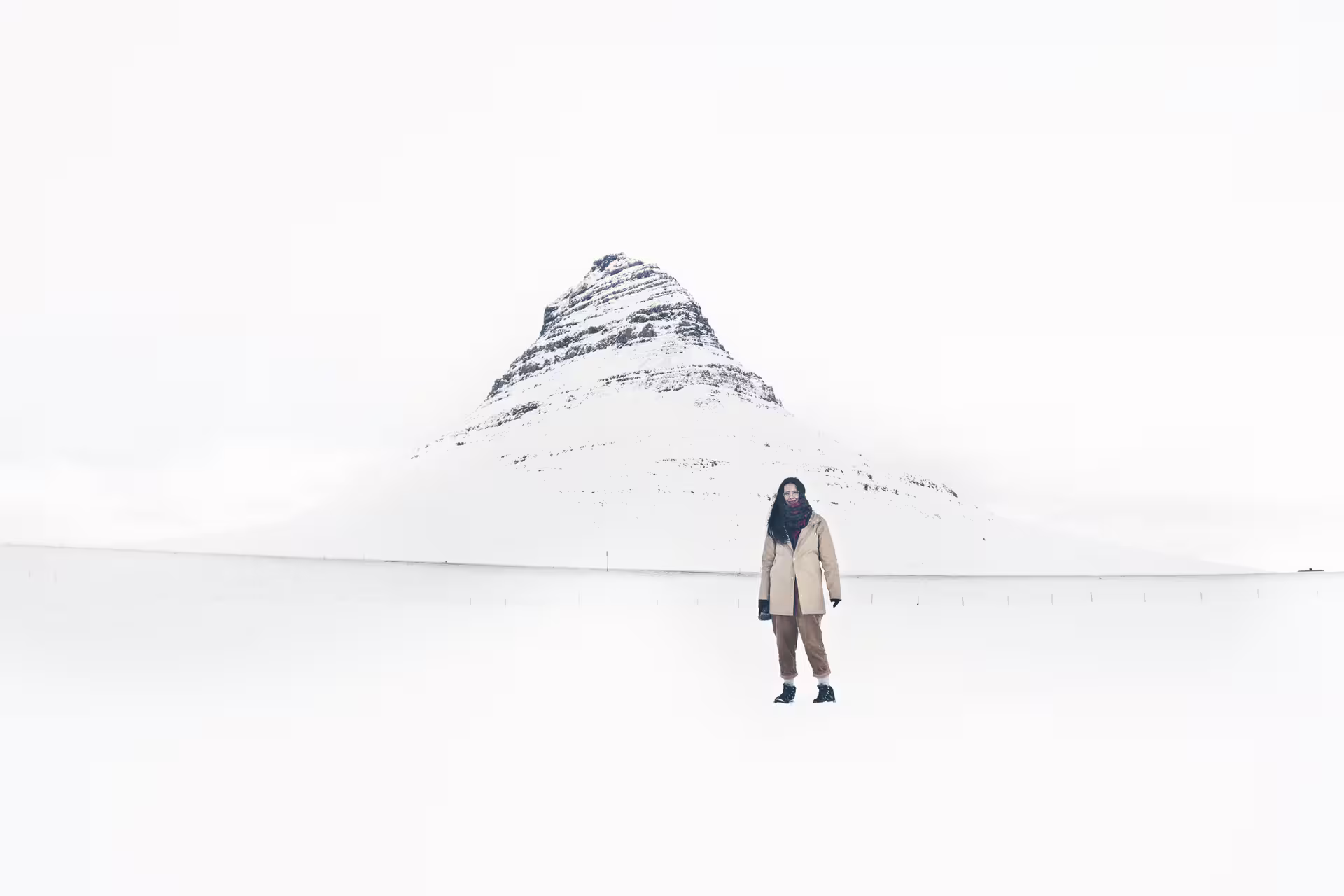 Mt Kirkjufell in it's wedding gown