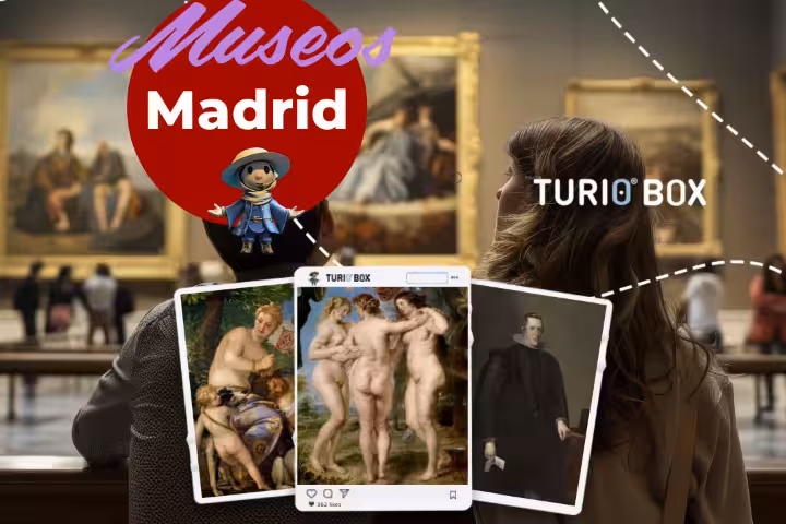 Visitors viewing masterpieces inside Museo del Prado Madrid, ideal for Prado Museum tickets and guided tour
