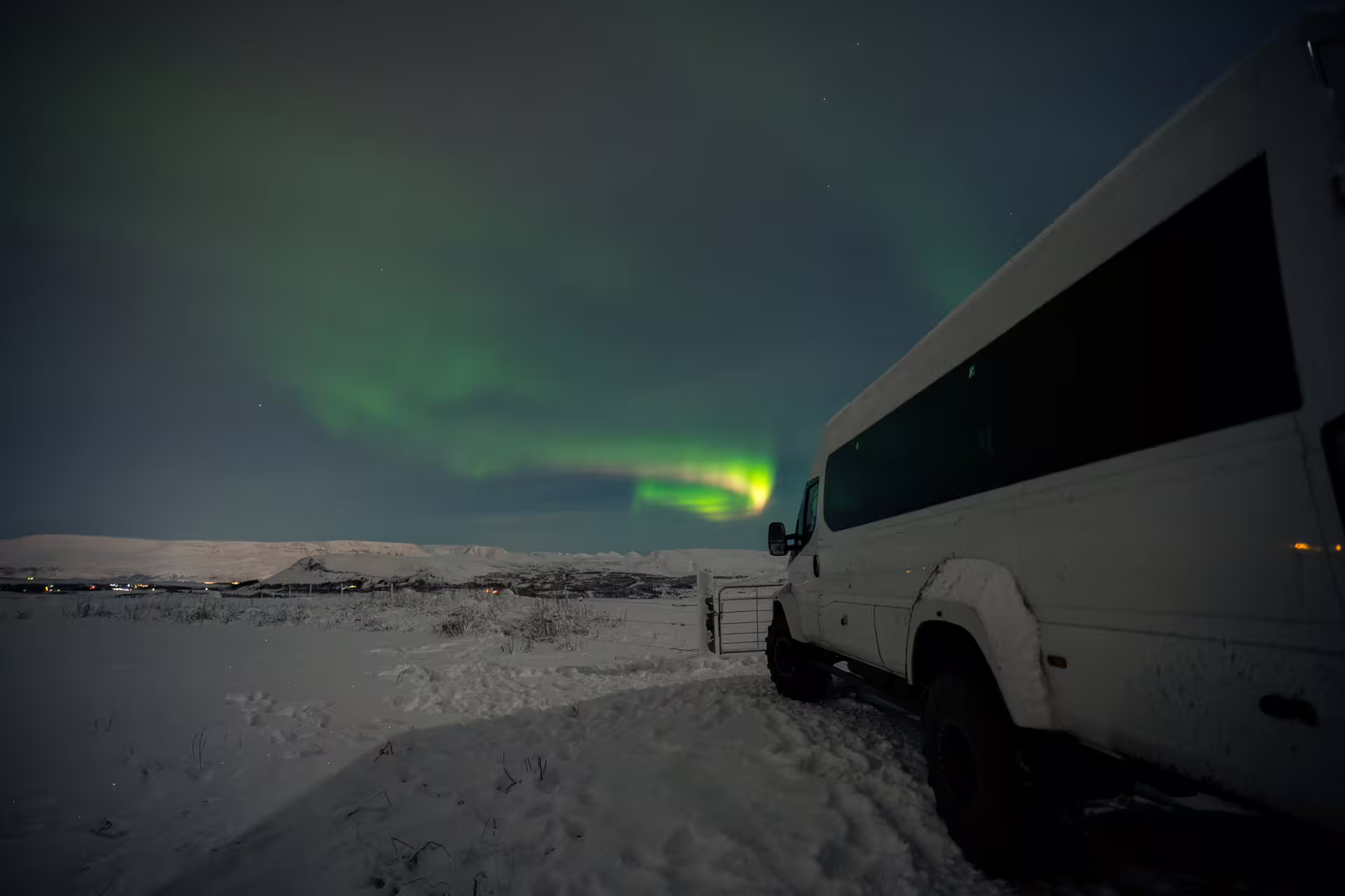 Northern Lights and a Super Jeep.