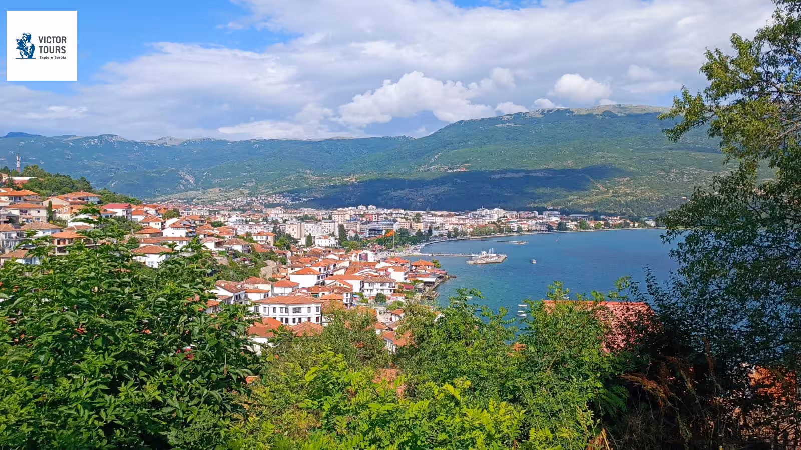 Experience the charming coastal town of Ohrid, North Macedonia, with its scenic views and historic architecture.