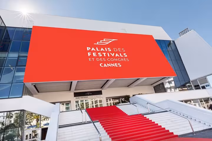 Palais des Festivals et des Congrès red carpet entrance stairs in Cannes French Riviera