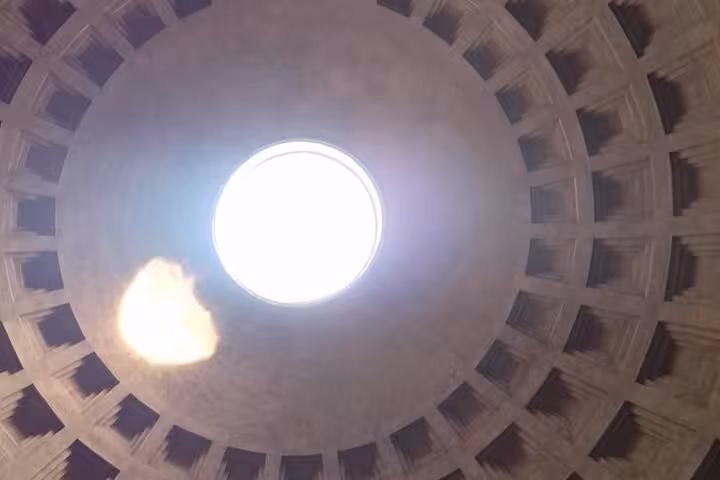 Gaze up at the Pantheon's breathtaking dome with its central oculus, a marvel of ancient Roman engineering.