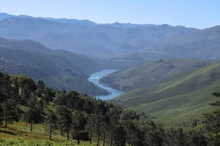 Breathtaking landscape of lush valleys and a winding river in Peneda Geres National Park, ideal for private tours.