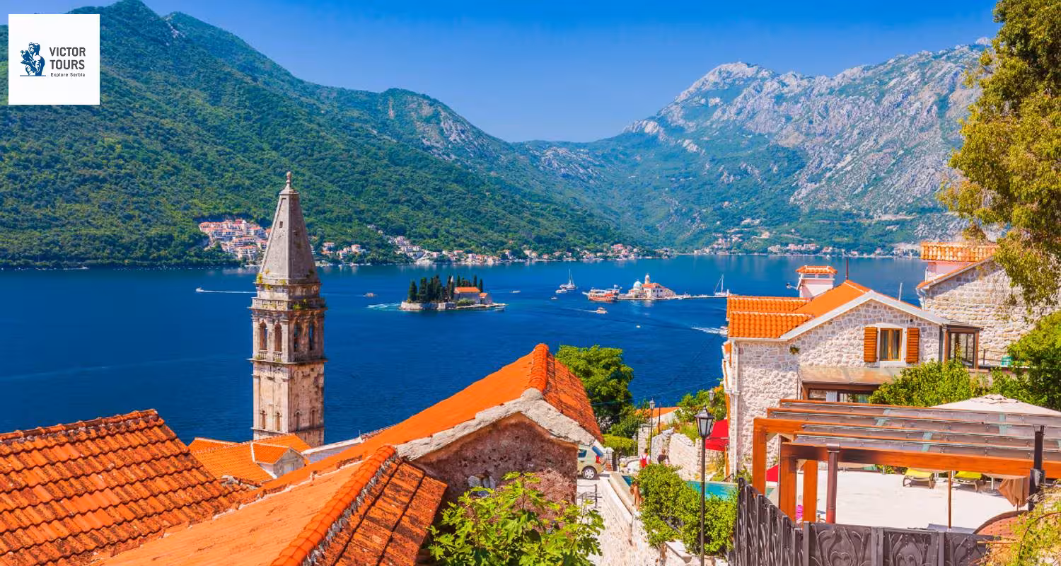Discover scenic Perast with stunning views of Kotor Bay and historic architecture in Montenegro.