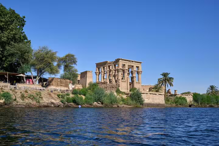Philae Temple on Agilkia Island viewed from the Nile, highlight of 5 days 4 nights Splendours of the Nile tour