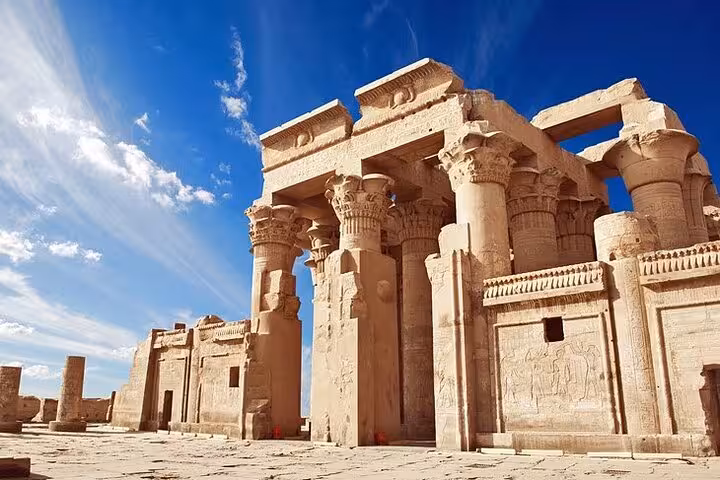 Philae Temple near Aswan on Nile cruise itinerary, included in 4-day Aswan to Luxor tour