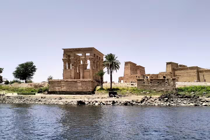 Philae Temple on the Nile near Aswan, scenic stop on 12-day Egypt Cairo pyramids cruise and Hurghada trip