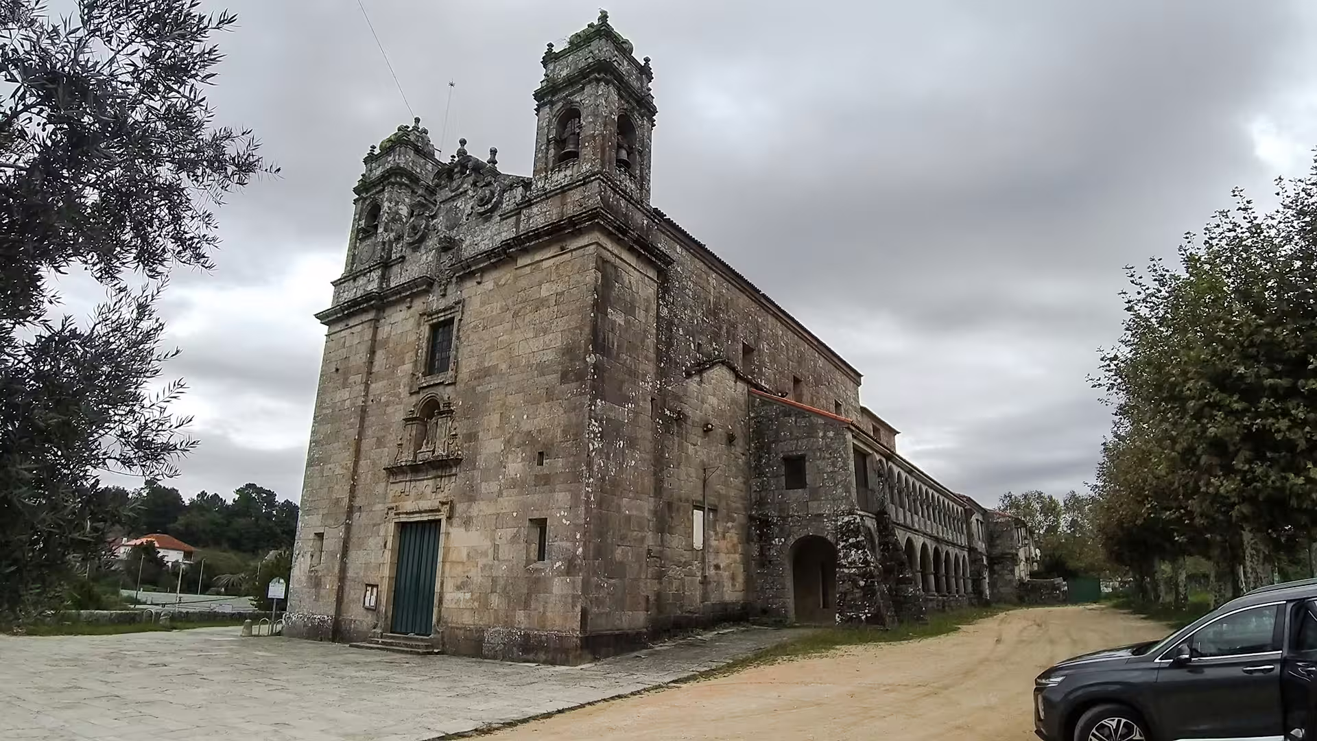 Historic stone building in Ponte de Lima during a private tour of Portugal's Vinho Verde region, showcasing cultural heritage.