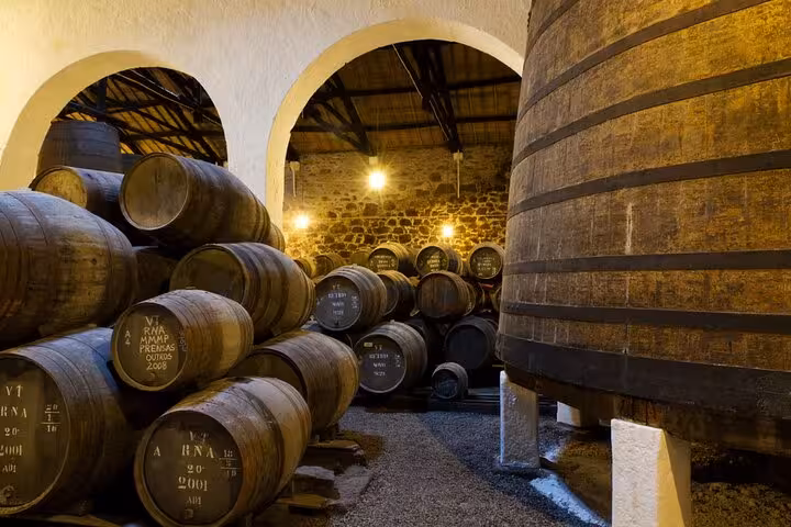 Discover Porto's rich wine heritage with a visit to traditional cellars, part of an exclusive tour from Lisbon.