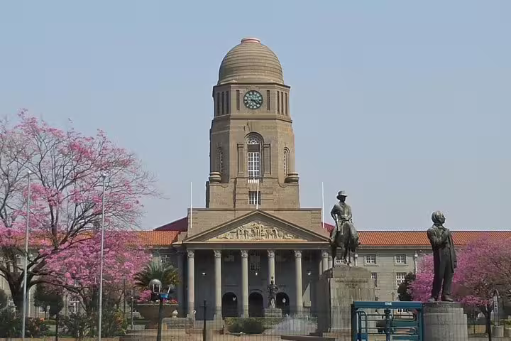 Discover Pretoria's historical Union Buildings and statues on a half-day city tour from Johannesburg.