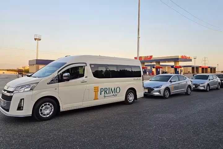 Private Aswan Airport transfer fleet with van and sedans, reliable door-to-door pickup and drop-off in Aswan