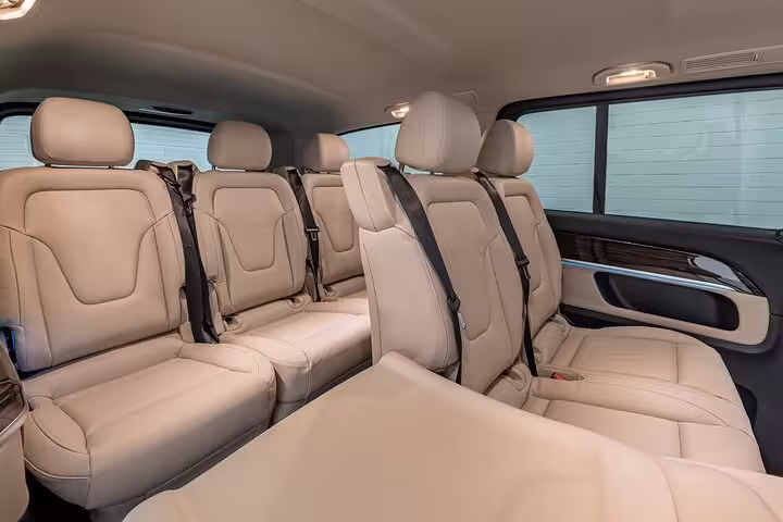 Experience luxury travel with spacious, comfortable seating in this private car for a full-day tour of Barcelona.