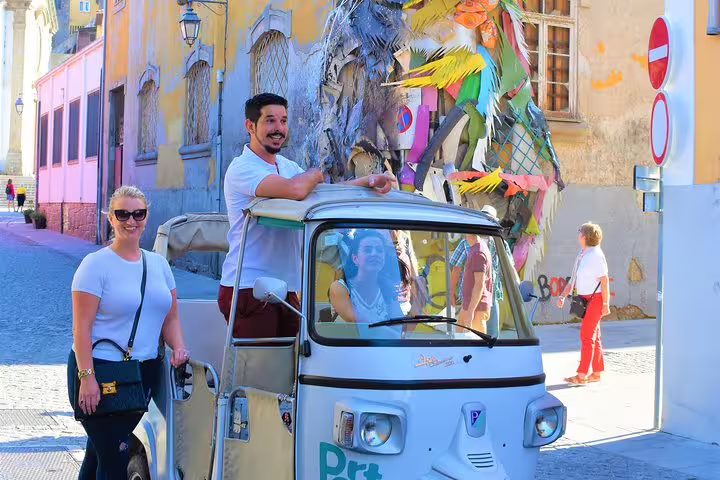 Enjoy a vibrant private tuk tuk tour through the historic center, offering a unique cruise shore excursion experience.