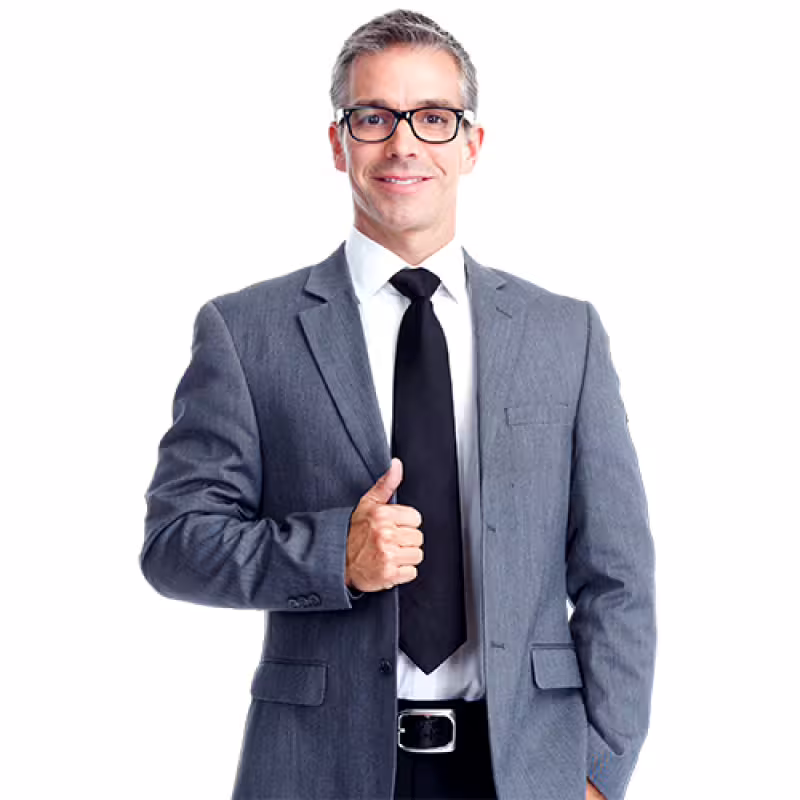 Professional private chauffeur in a sleek gray suit, offering premium executive car hire for a 4-hour custom service.