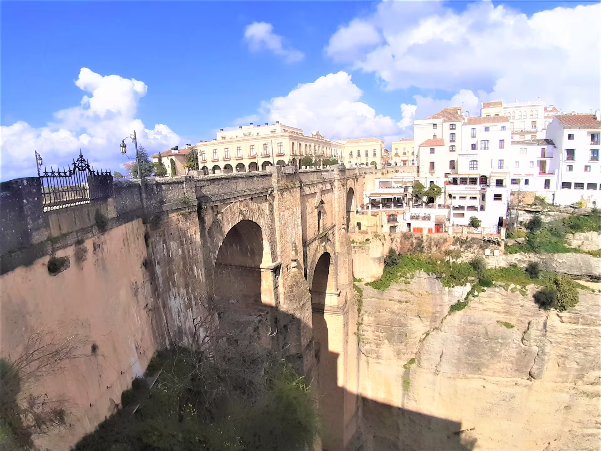 Puente Nuevo bridge over El Tajo gorge in Ronda on a private tour from Costa del Sol, Andalusia