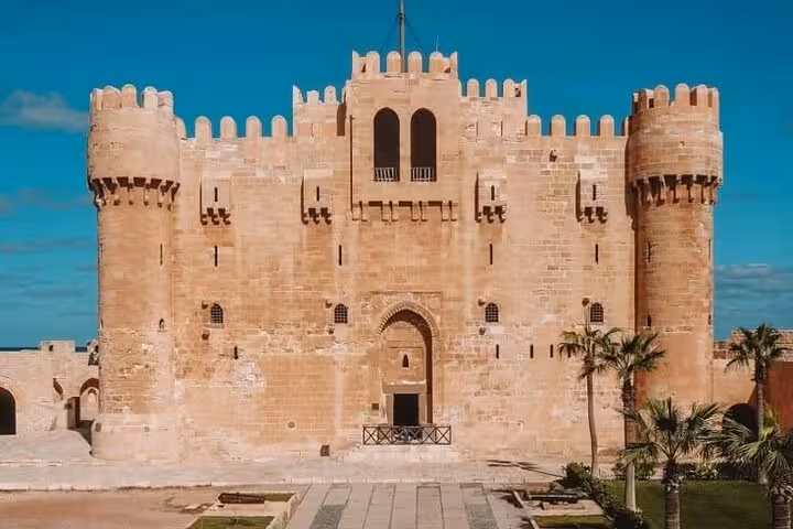 Qaitbay Citadel in Alexandria on a Cairo to Alexandria day tour with guide, entry tickets and lunch