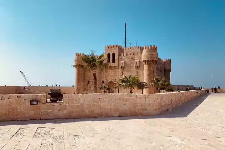 Qaitbay Citadel in Alexandria on a 2-day Cairo and Alexandria tour from Luxor by flight, Egypt
