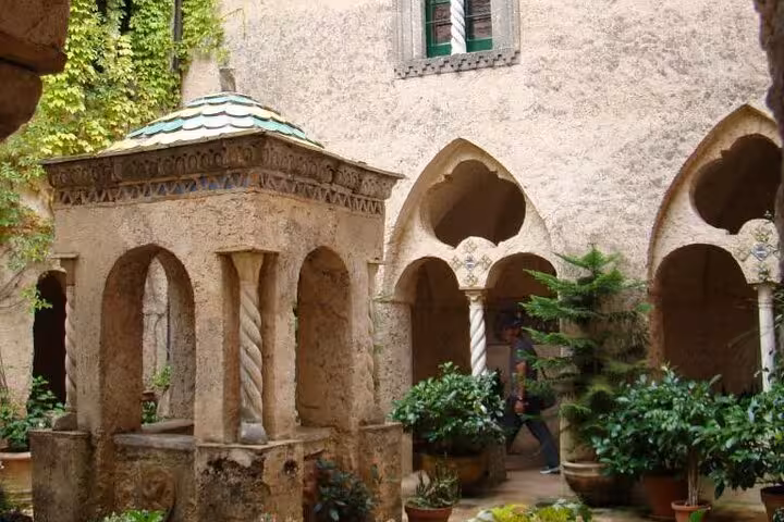 Explore the enchanting medieval architecture and lush greenery of Ravello on a private tour from Naples.