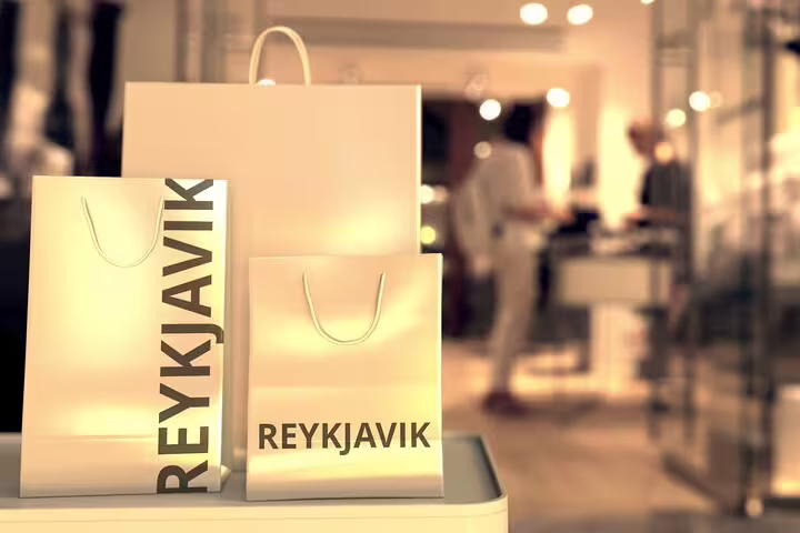 A boutique in downtown Reykjavik. 