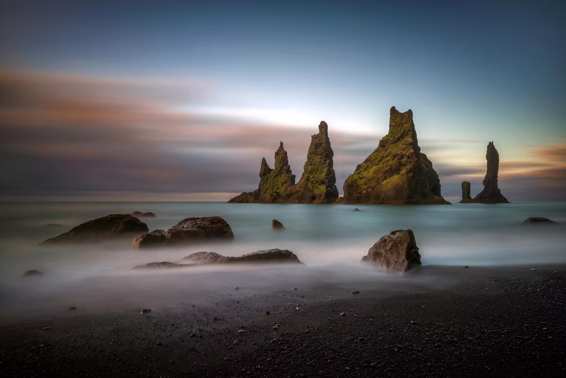 Reynisdrangar sea stacks