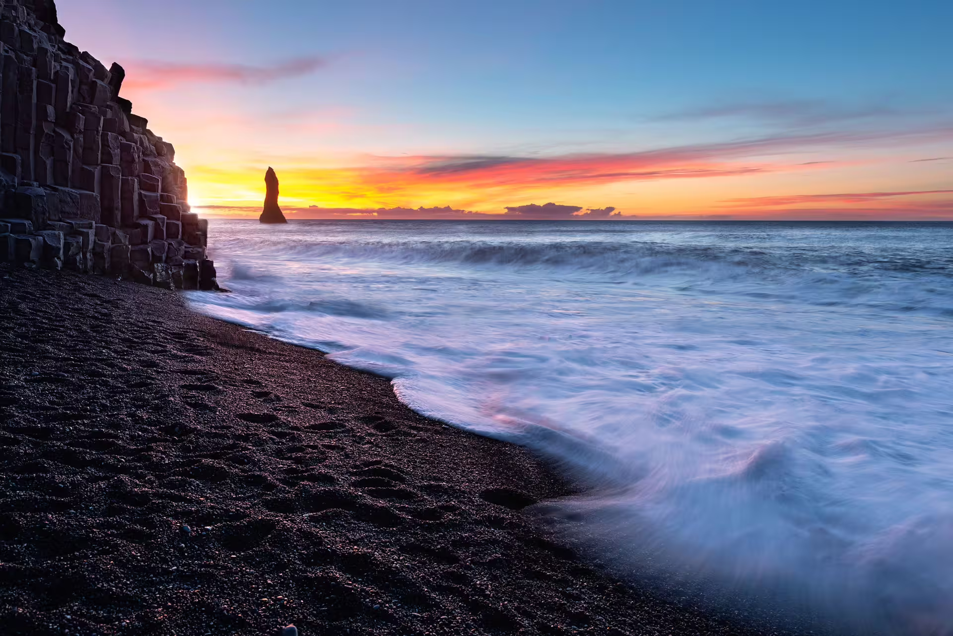 Reynisfjara black sand beach
