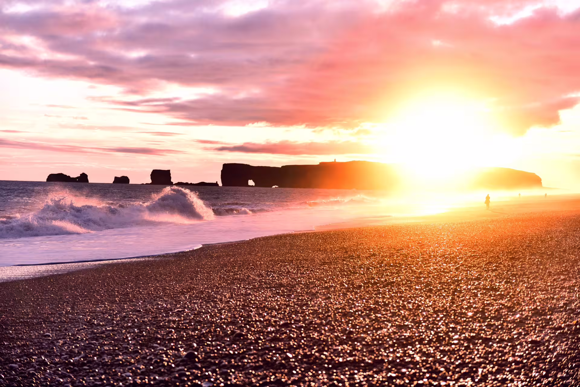 Reynisfjara black sand beach