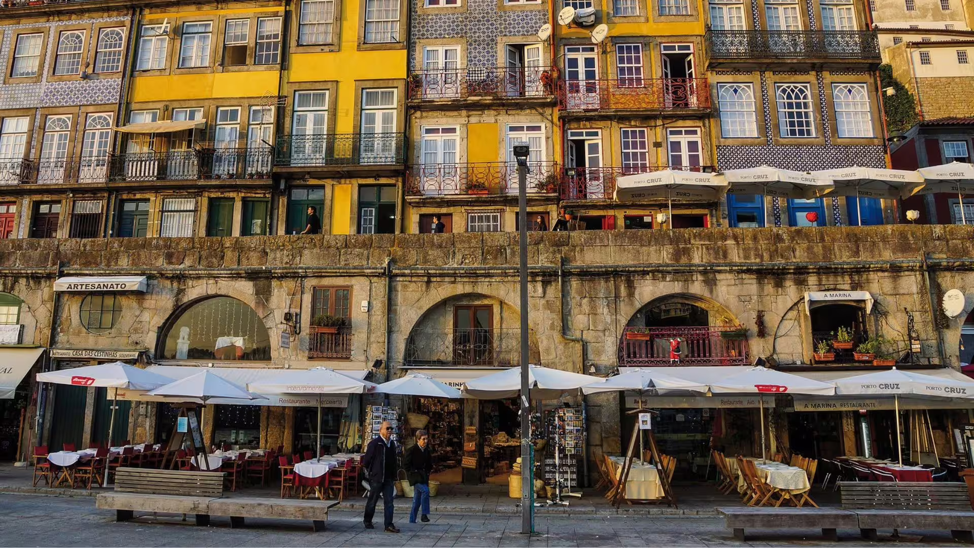 Image of Ribeira District, where we'll experience one hour of the best Fado in Porto on Cooltour Oporto's Porto Fado & Wine Tour