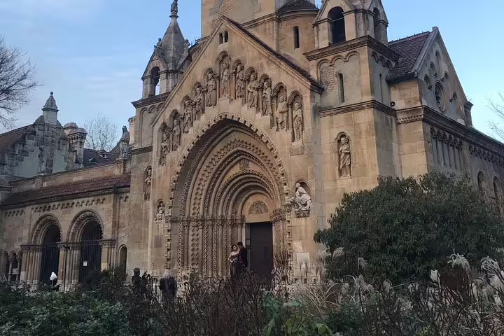 Romanesque medieval church facade in Budapest, off-the-beaten-path stop on a private city treasures tour