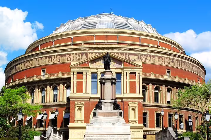 Royal Albert Hall exterior in South Kensington on a 2-hour private London tour with a local guide