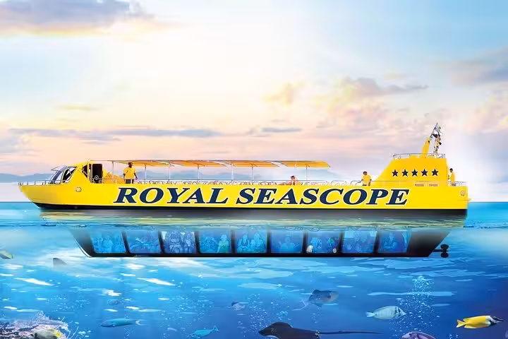 Royal Seascope semi-submarine cruise in Sharm El-Sheikh with pickup, viewing Red Sea coral reefs and fish
