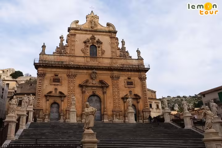 Discover the intricate details of San Pietro Church in Modica during our enchanting Baroque cities tour of Sicily.