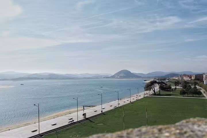 Scenic coastal view of Santander's waterfront promenade, perfect for a relaxing walk during the gastronomy tour.
