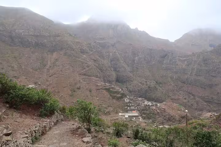 Mist-covered mountains and lush valley vistas define the São Nicolau hiking experience from Fajã to Covoada.