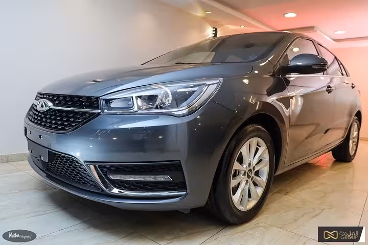 Front view of air-conditioned sedan for private Sharm El Sheikh airport transfer to hotel, meet and greet