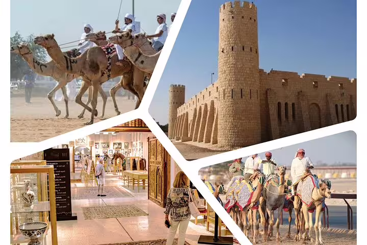 Experience Qatar's culture with camel races, traditional forts, and exhibits at Sheikh Faisal Museum.