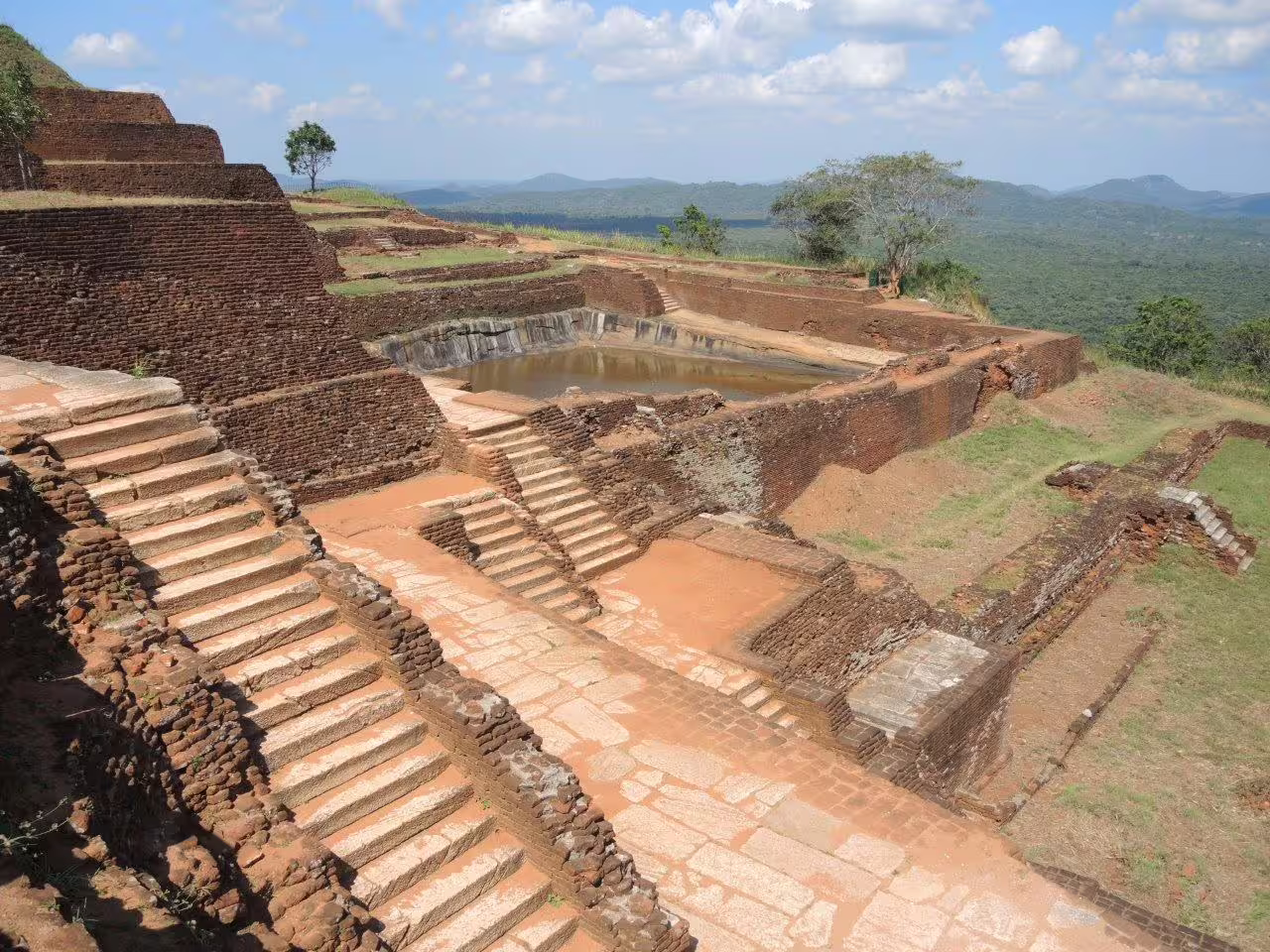 Explore the ancient ruins of Sigiriya Rock Fortress with panoramic views on a private tour in Sri Lanka.