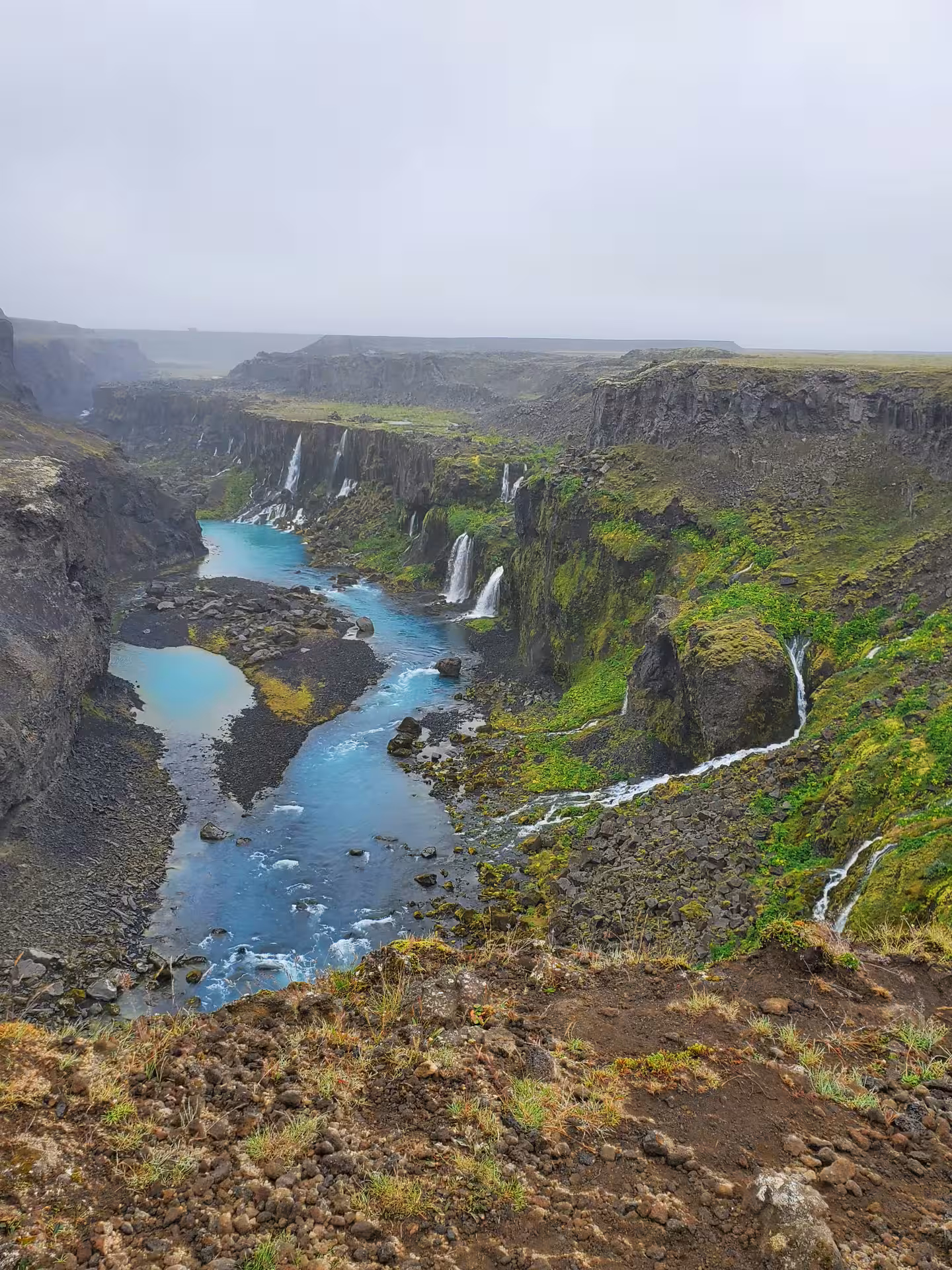 We top here everyday at Sigolduglufur (Valley of Tears ) on our way back from Landmannalaugar