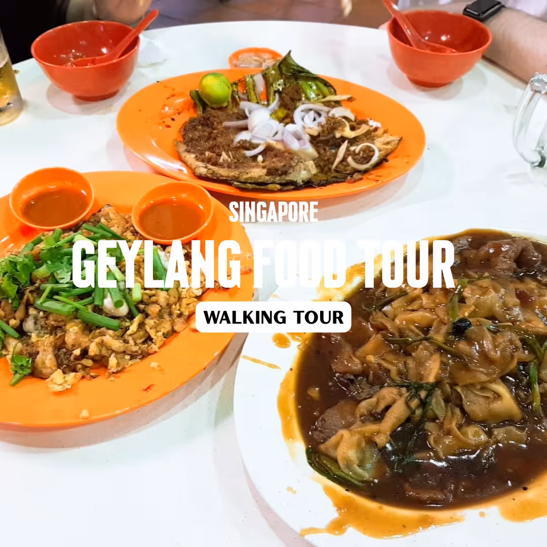 Savor authentic dishes on the Singapore Geylang Walking Food Tour, showcasing vibrant local cuisine in a lively setting.