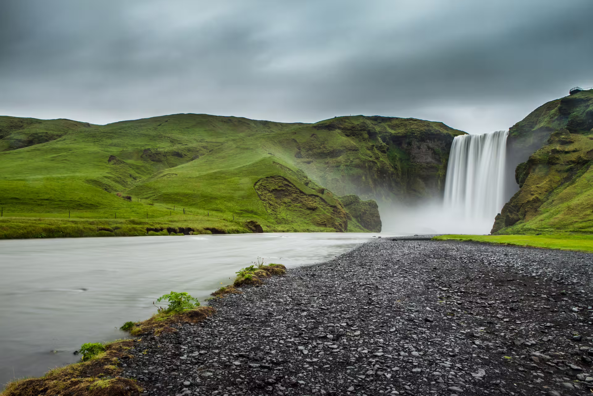 Skógafoss waterfall