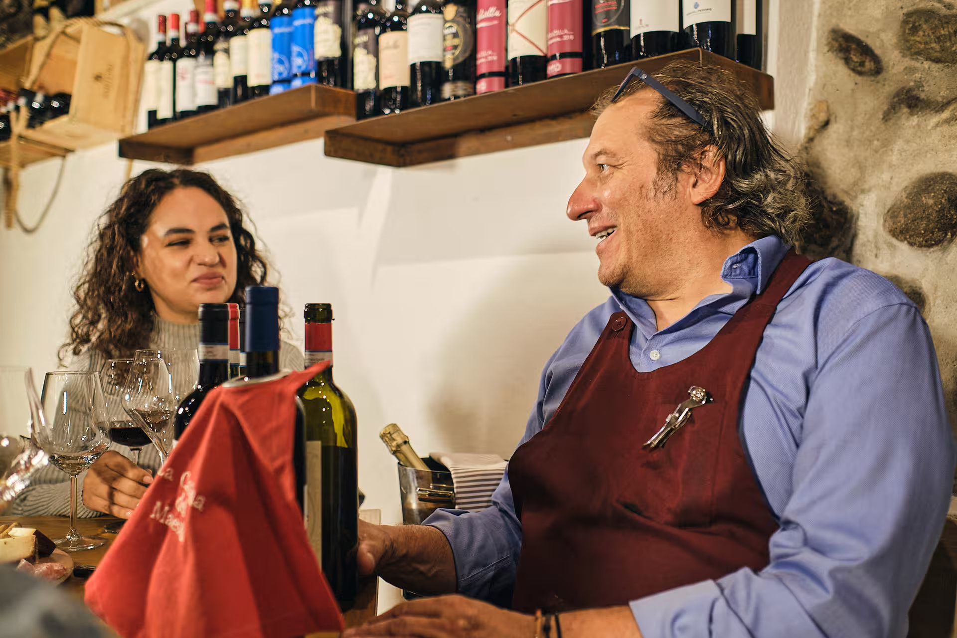 Sommelier-led wine tasting near Genoa Aquarium with local Ligurian reds and whites in a cozy enoteca