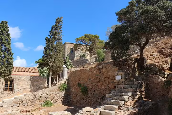 Explore the historic ruins and stunning landscape of Spinalonga Island on a full-day private tour from Chania.